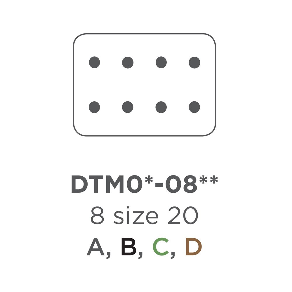 Deutsch DTM connector grå nøgle A 8 polet F