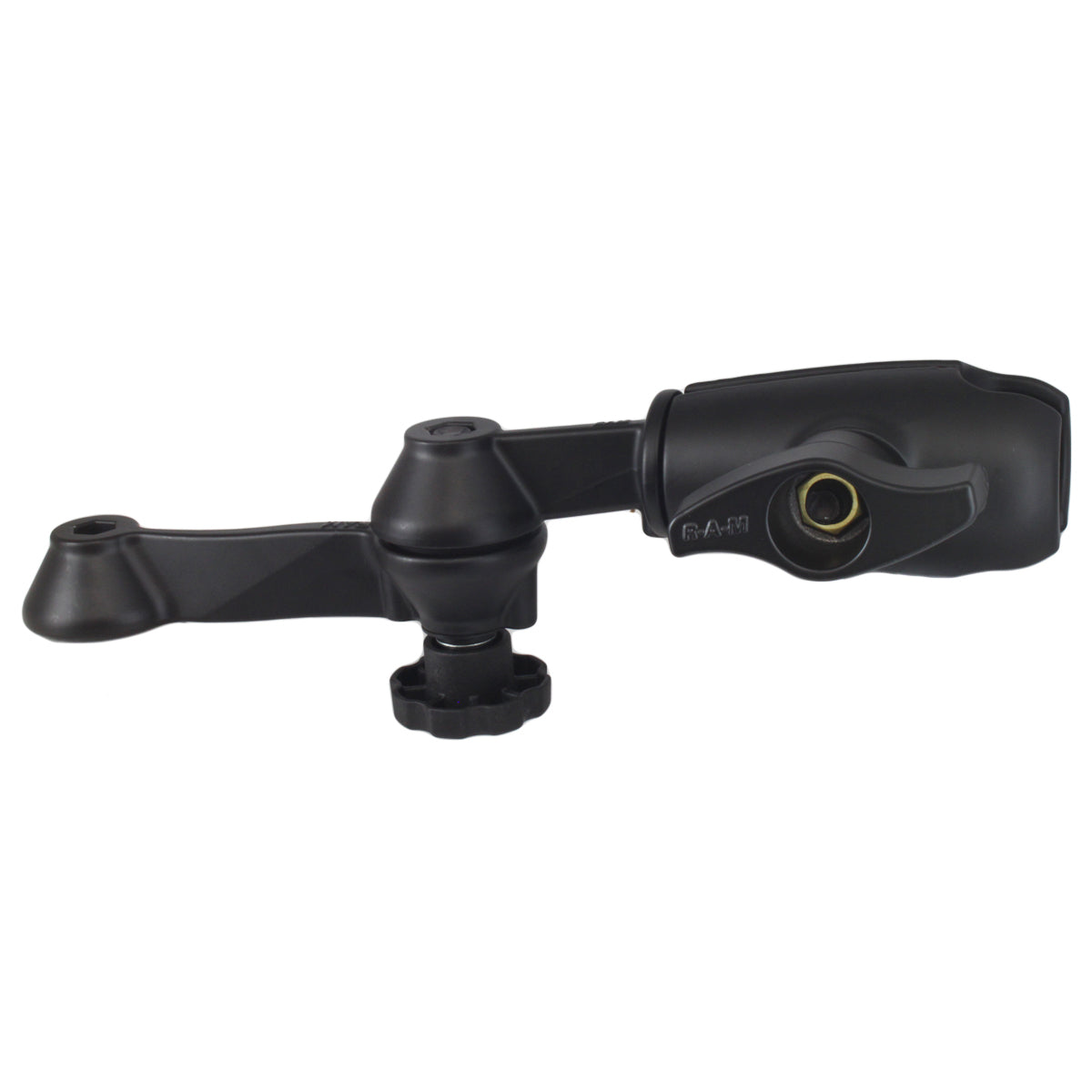 RAM® 12" dubbele zwenkarm met draaibare kom - D-formaat