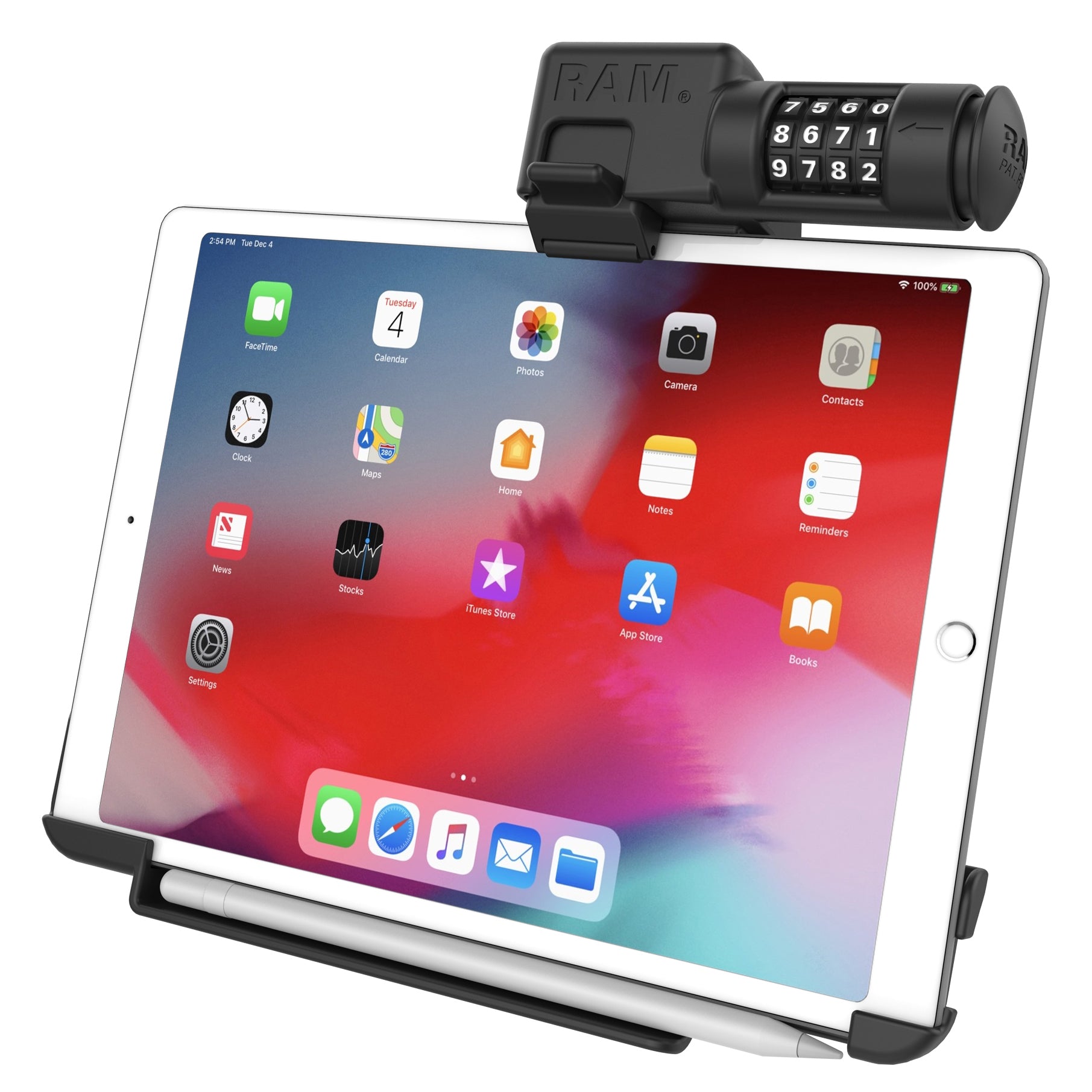 Supporto RAM® EZ-Roll'r™ con serratura a combinazione per iPad Pro 11" & Air 4
