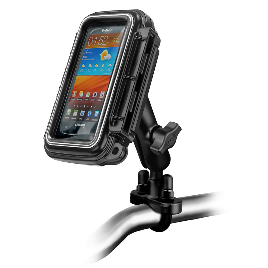 RAM® Aqua Box® met stuur-U-bouthouder voor medium toestellen