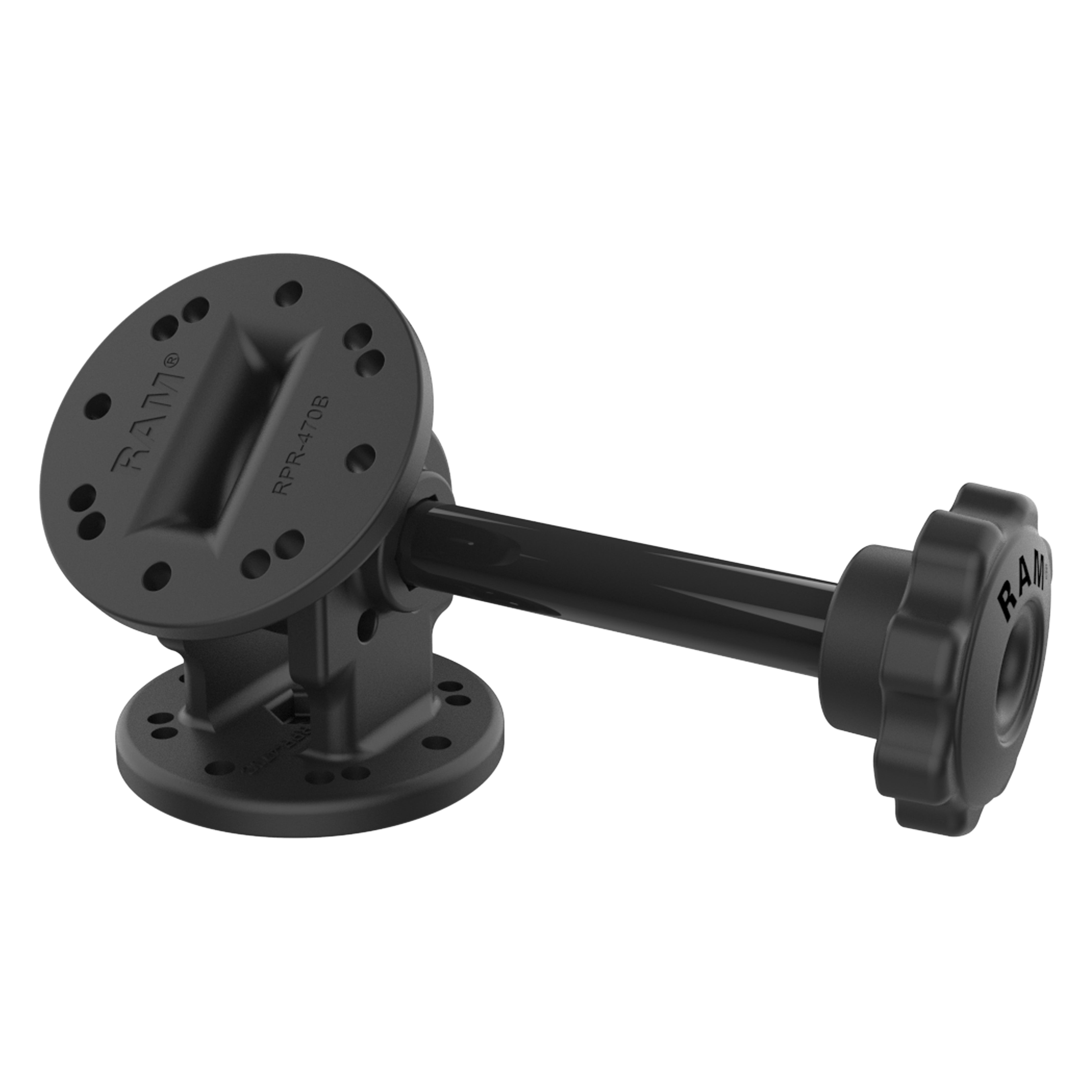 RAM® enkele kantelhouder met knop