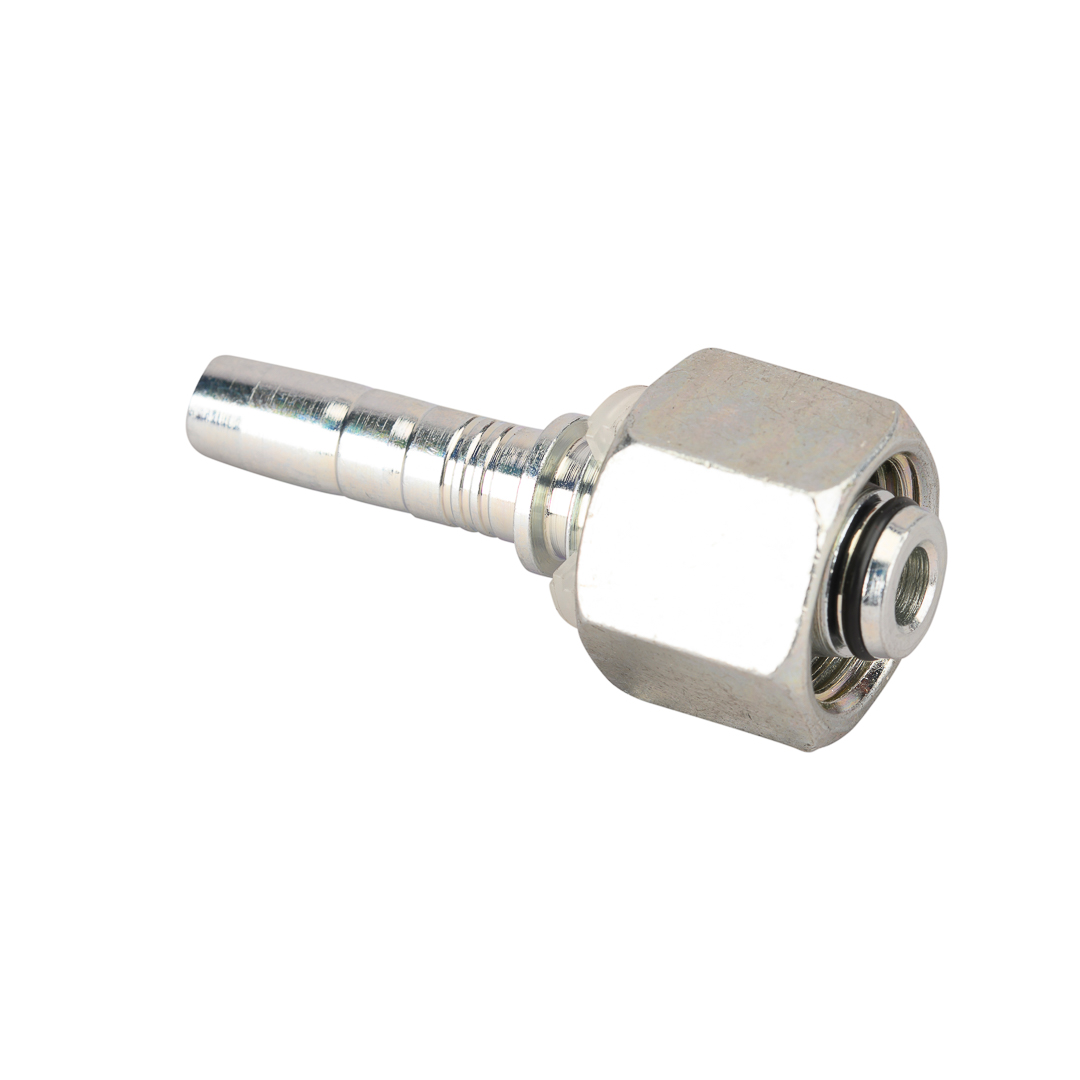Fluiconnecto Aansluiting slangpilaar - Metrisch O-ring Binnendraad 24° 10296-18-05