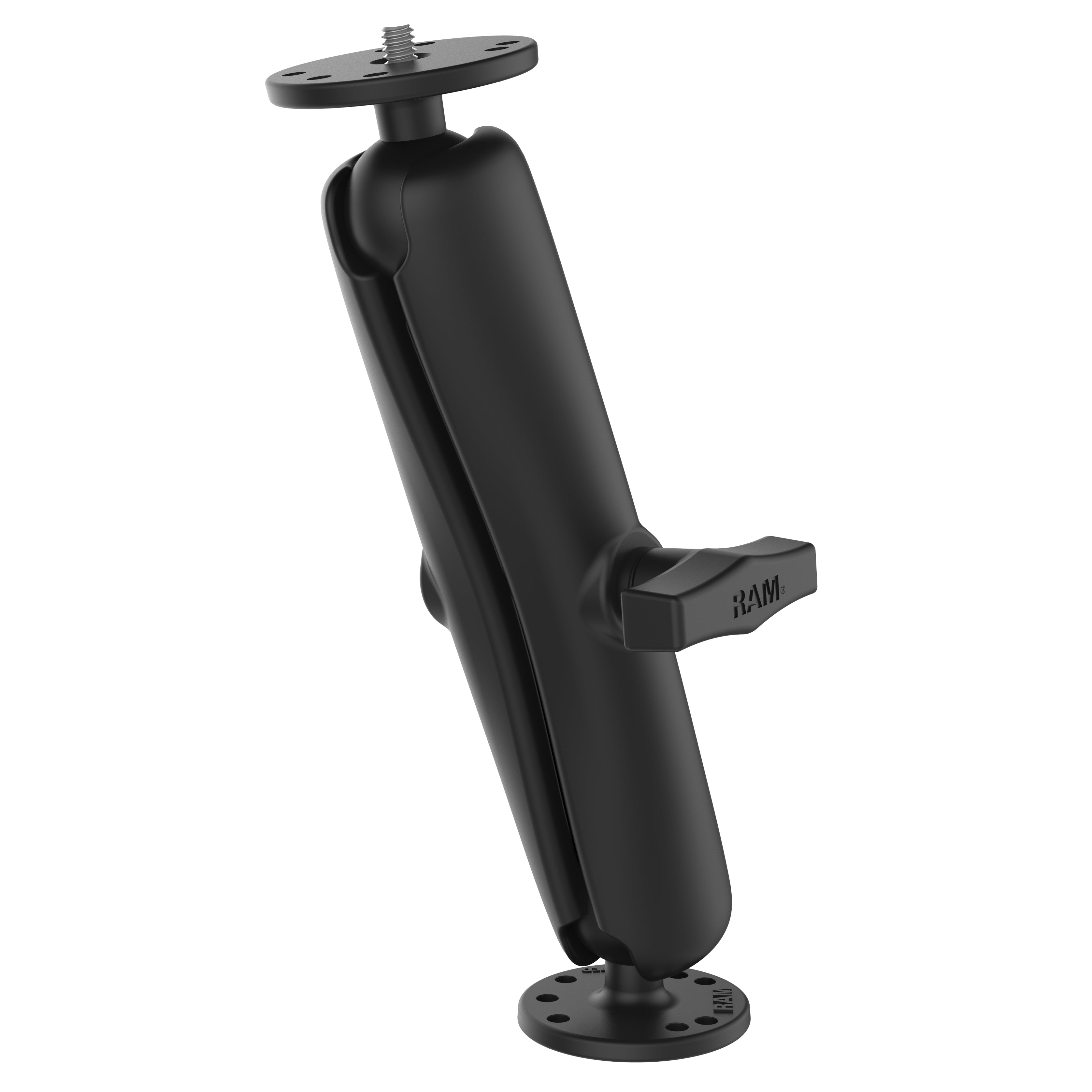 RAM® dubbele kogelhouder met 1/4"-20 buitendraad – C-formaat lang