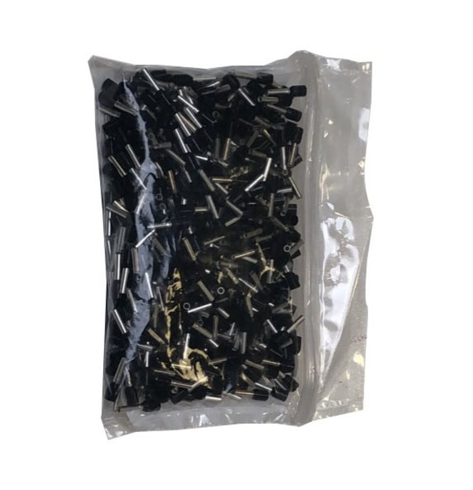 Endehylster 1,5mm² isoleret sort