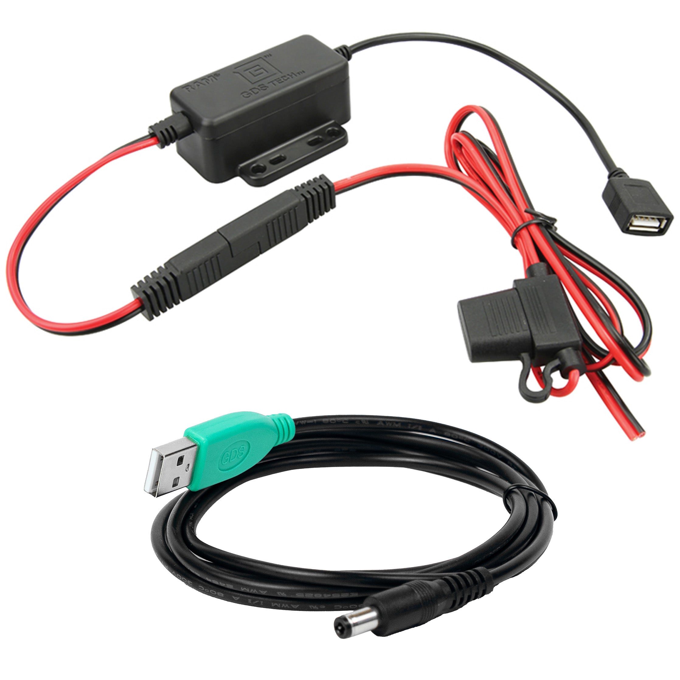 GDS® modulaire 30-64V vast bedrade lader met USB-A-naar-DC-kabel