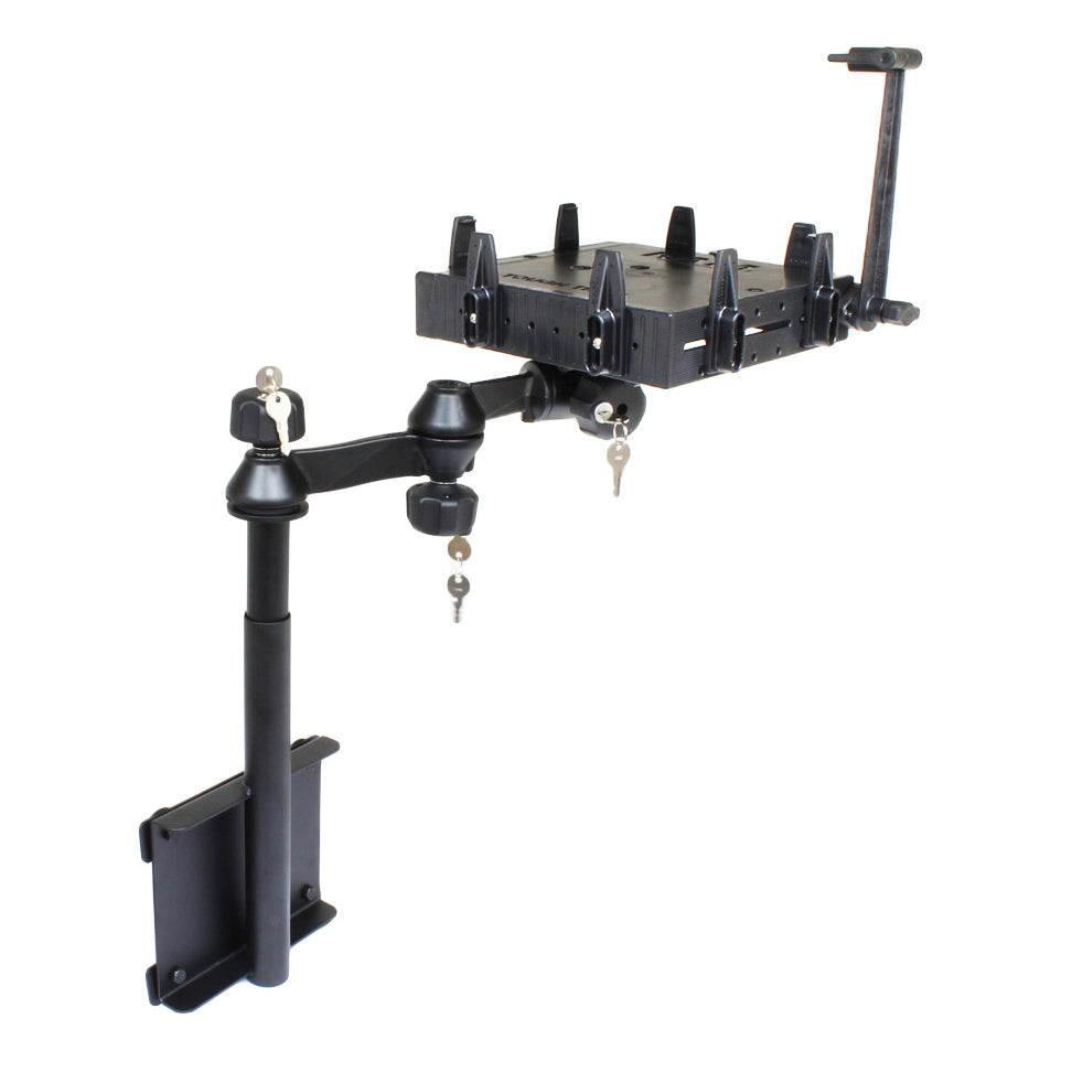 RAM® universele Drill-Down verticale vergrendelbare laptophouder