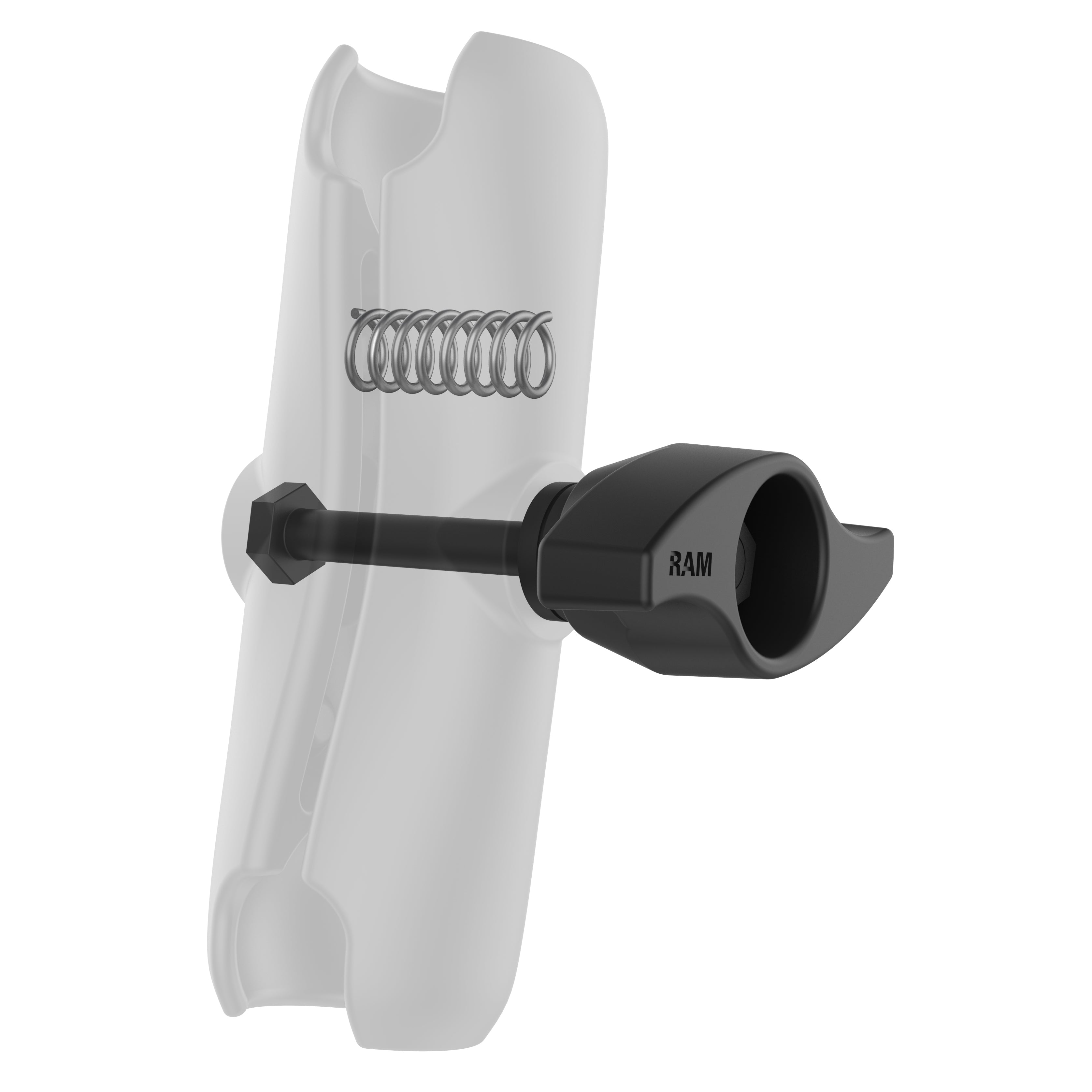RAM® material de fijación de mando, perno y muelle metálicos para brazos de cazoleta en formato C