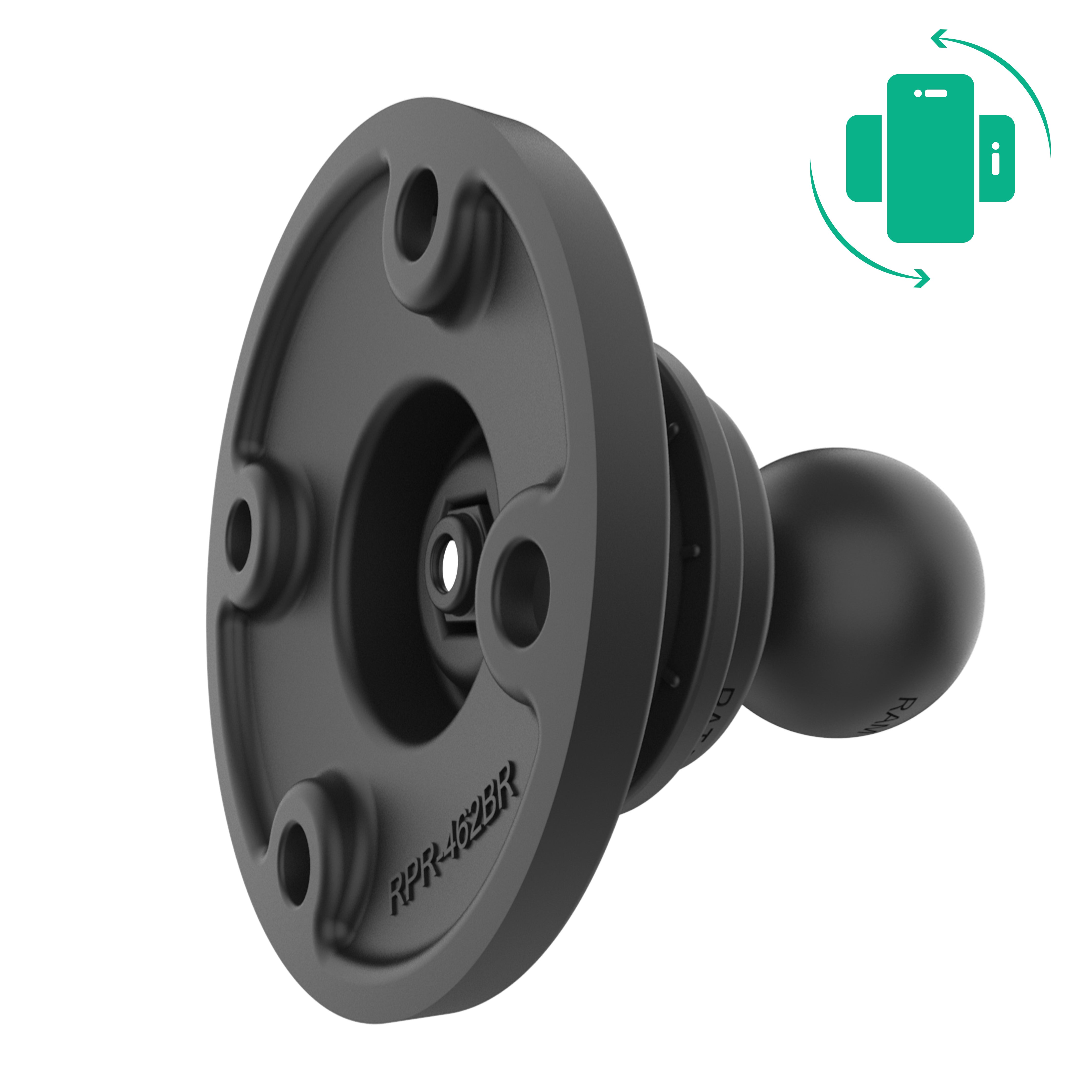 Adaptateur à rotule rotatif RAM® pour supports téléphone et appareils portables - Taille B