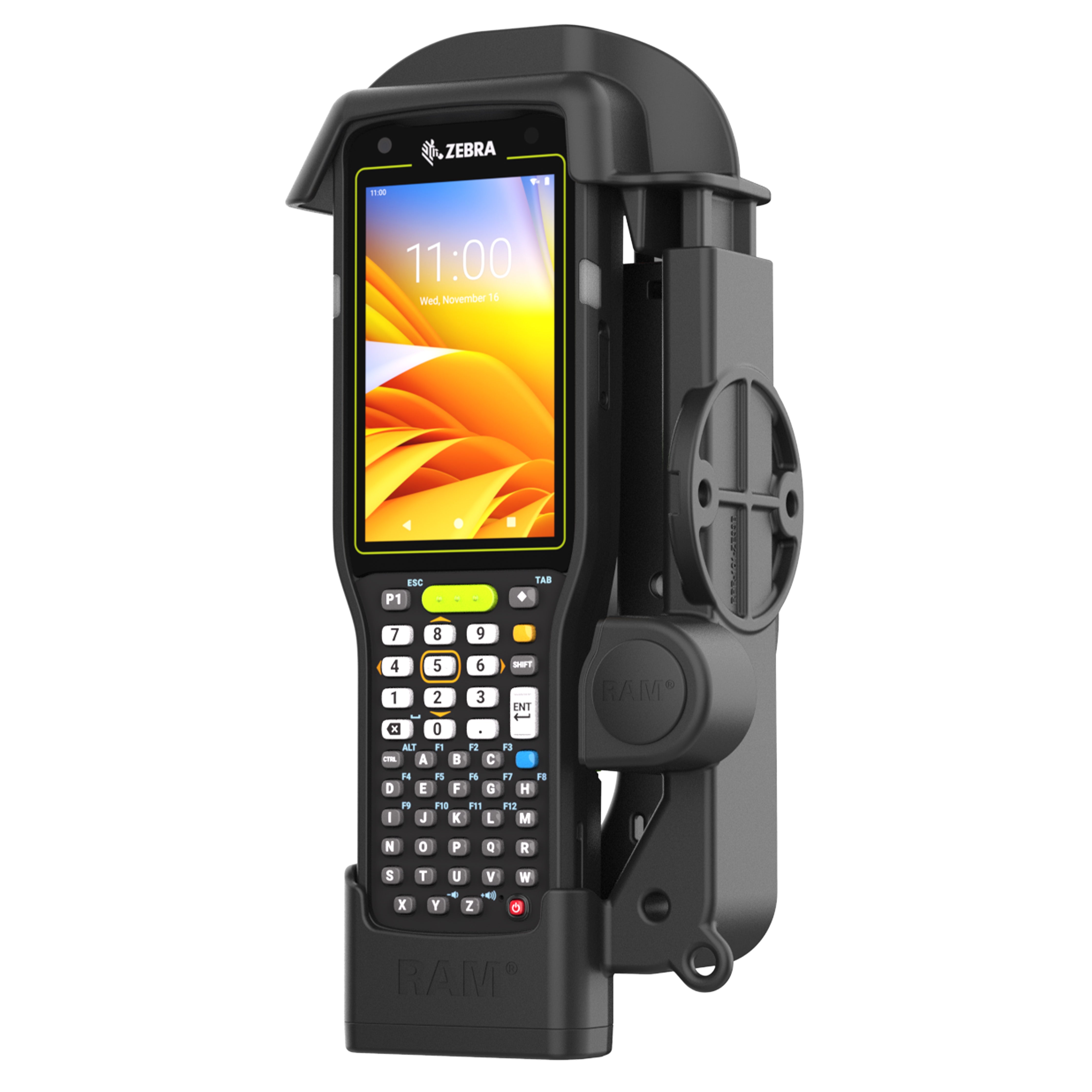 RAM® veerbelaste houder voor Zebra MC3300/3400/3450