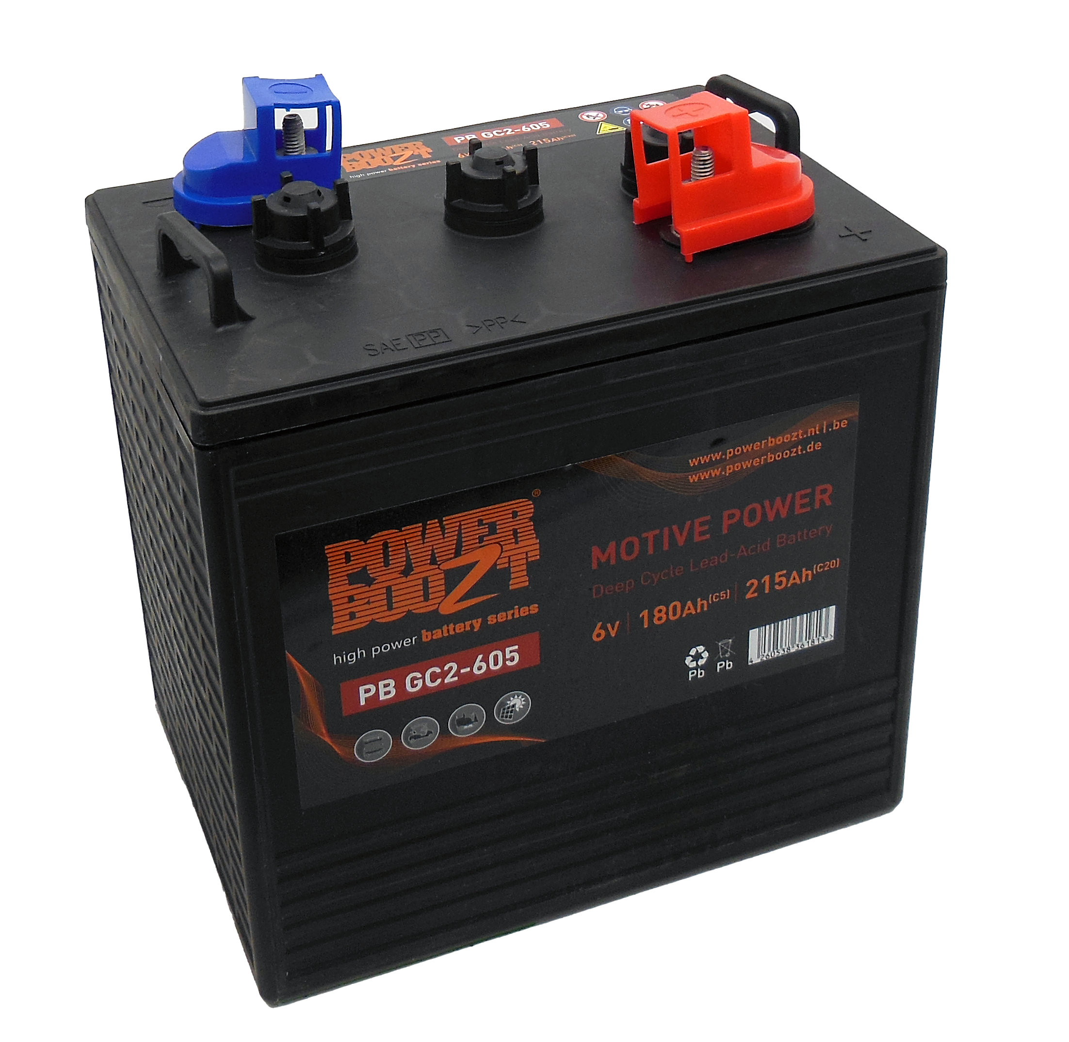 Powerboozt Deep Cycle Batterij - 6 V - PB.GC.605