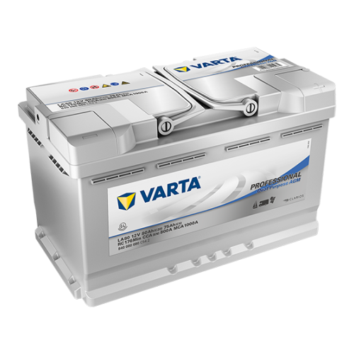 VARTA LA80 Dual Purpose Accu (12V 80Ah) - 840 080 080
