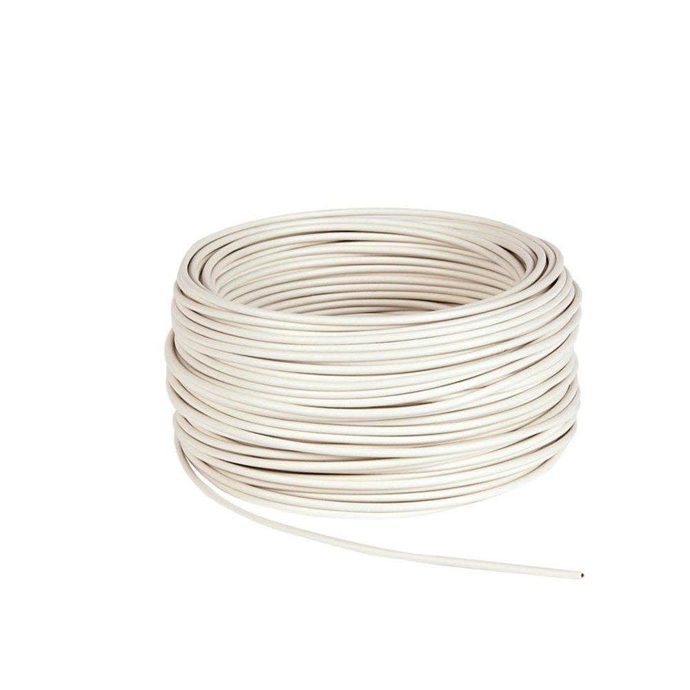 Ledning 1,5mm² 50m kasse hvid