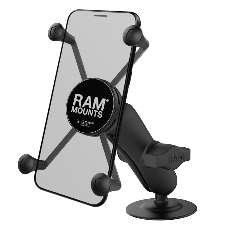 RAM® X-Grip® houder voor grote telefoons met flexibele plakbasis