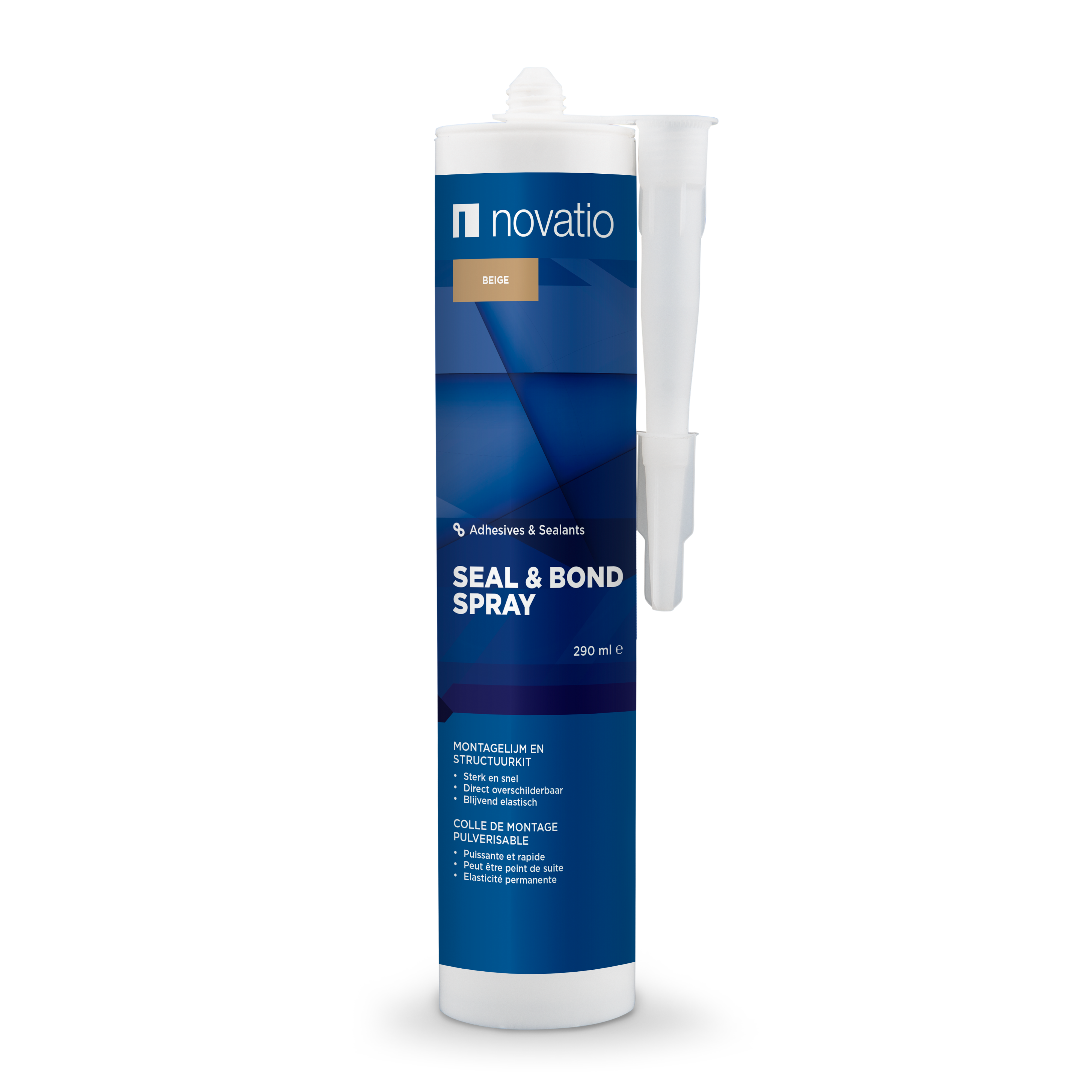 Novatio Seal & Bond Spray beige - patroon 290 ml