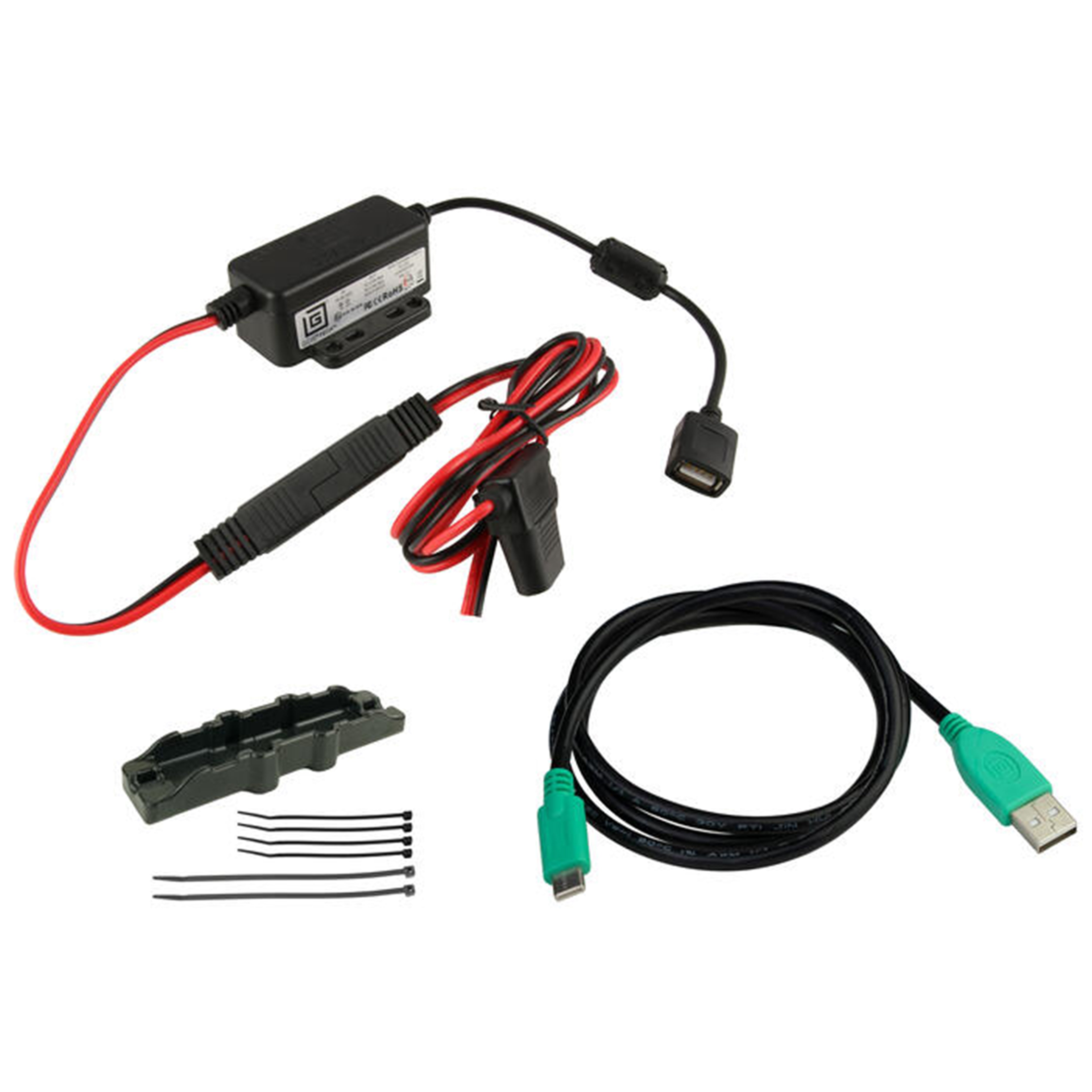 GDS® modulaire 10-30V hardwire-lader met Type-C 2.0 kabel