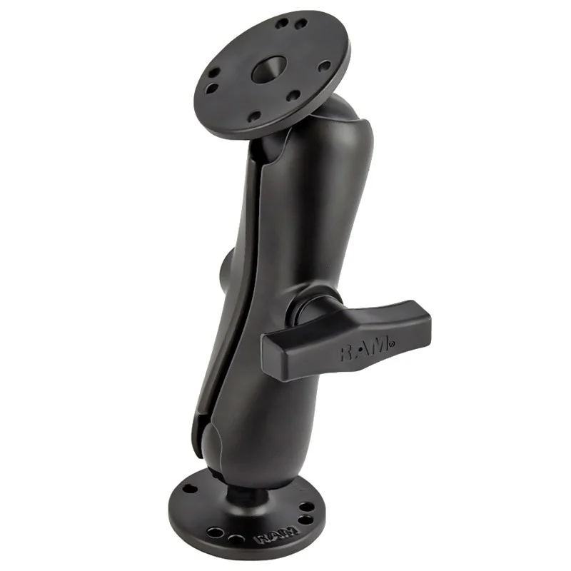 RAM® Double Ball Mount with Two Round Plates - C Size Medium RAM® Double Ball Mount with Two Round Plates - C Size Medium