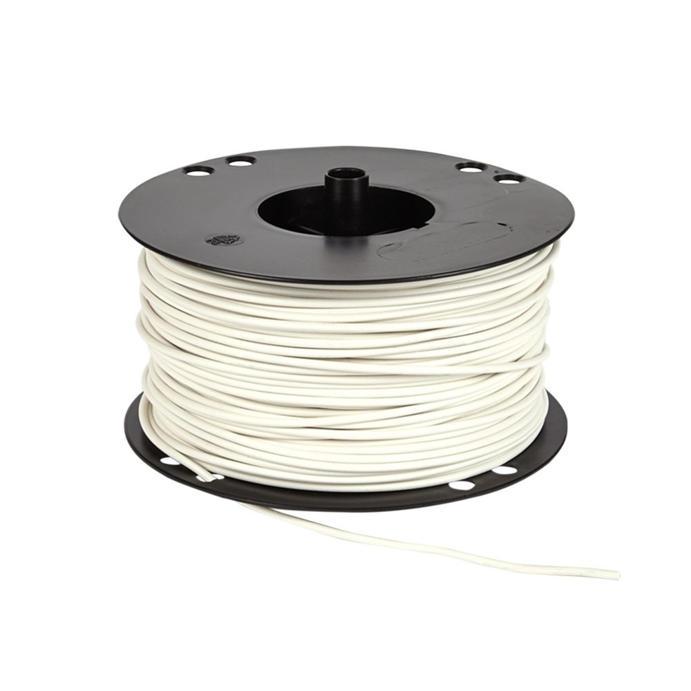 Ledning 1.5mm² 100m spole hvid