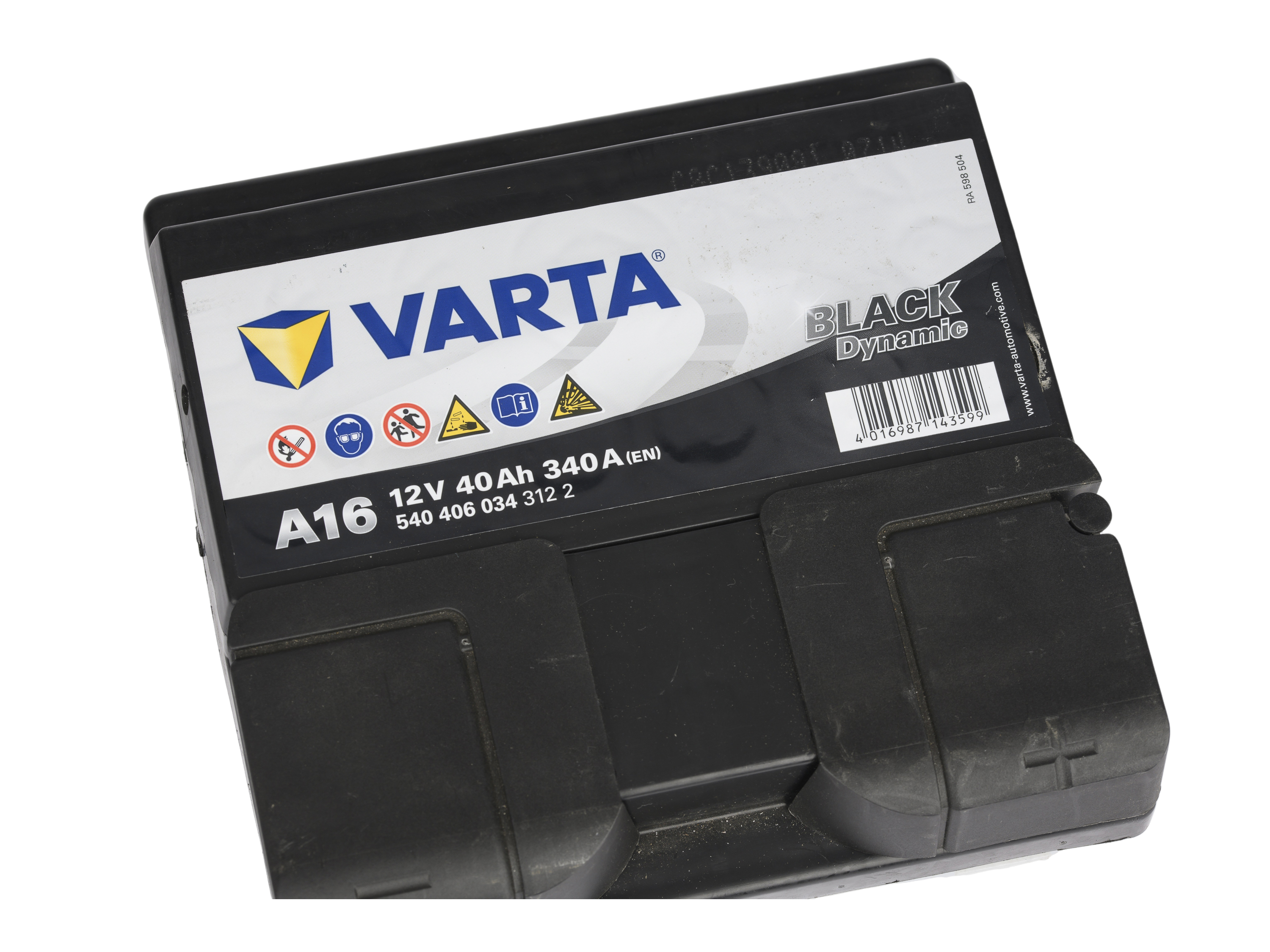 VARTA Battery Black Dynamic A16  - 12V/40Ah - 540.406.034