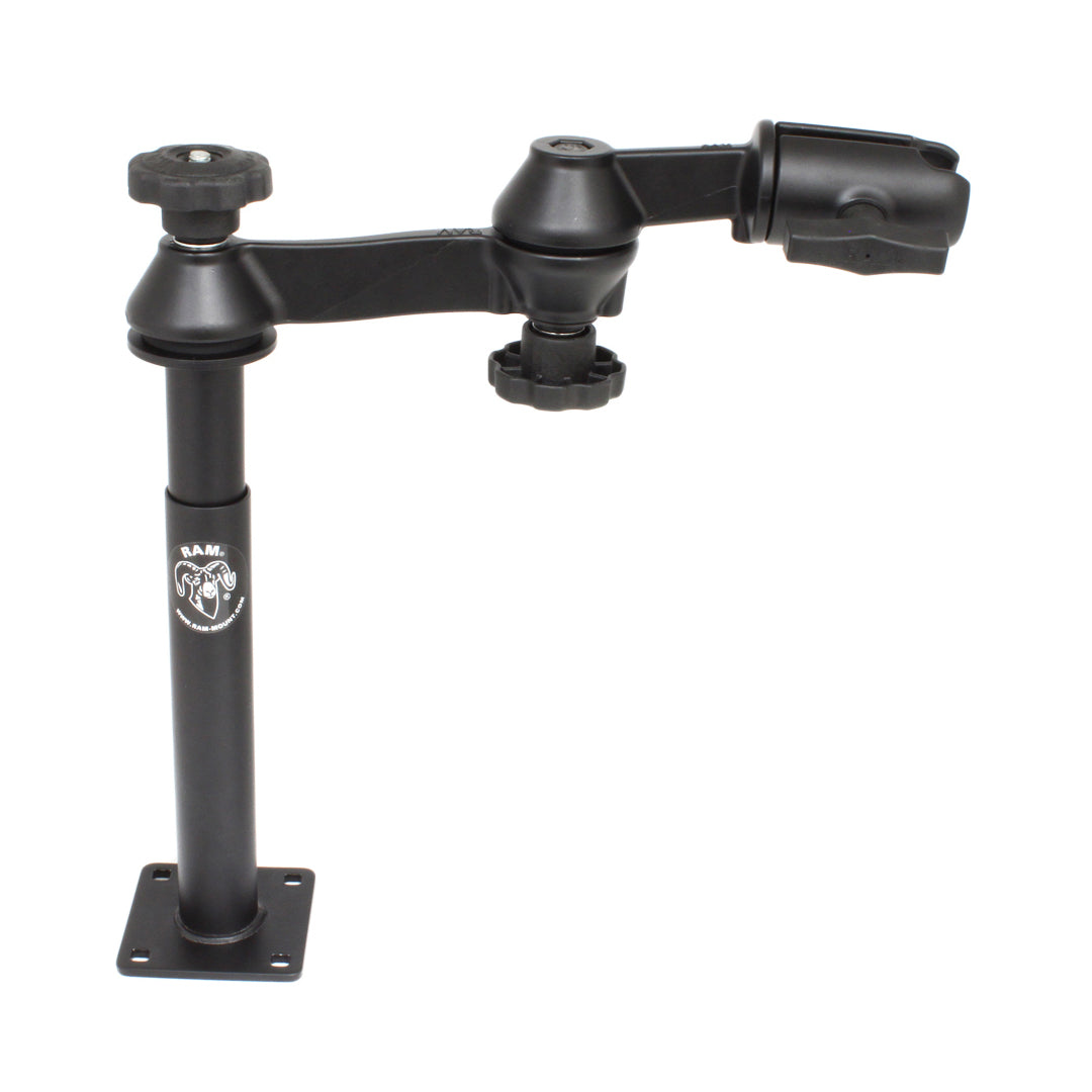 RAM® Tele-Pole™ med 8" & 9" stænger & dobbelt svingarme