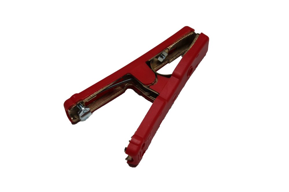 Batteriklemme 400A Kobber + PVC-isolering 25/35mm² Rød