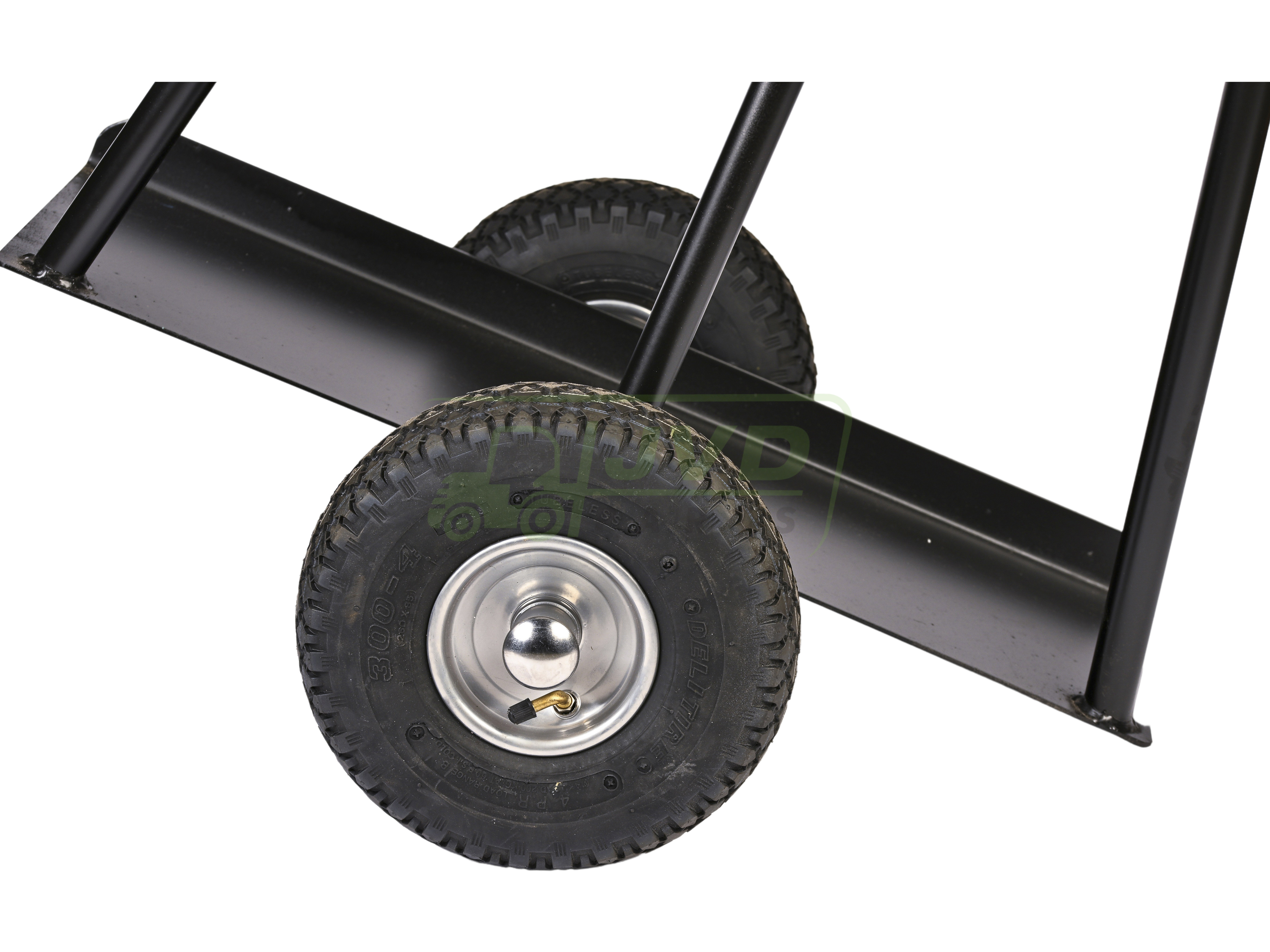 Wózki do materiałów arkuszowych z oponami pneumatycznymi, Platforma 700x270mm 