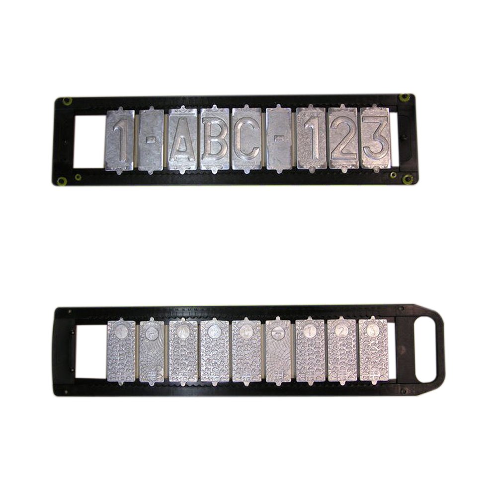 Cadre de pressage PVC pour plaque d'immatriculation auto 52x11cm