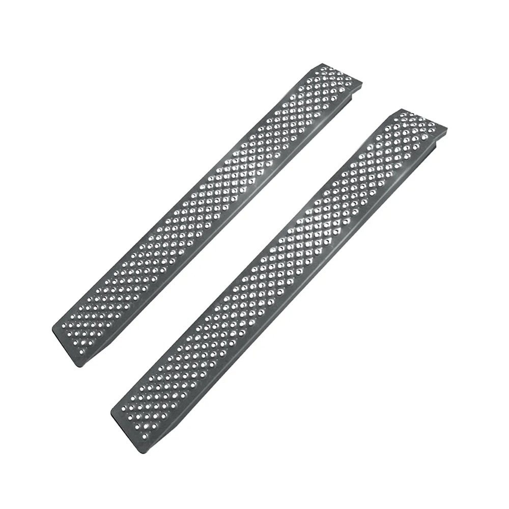 Oprijplaten recht alu 400kg 1,5m 2st.