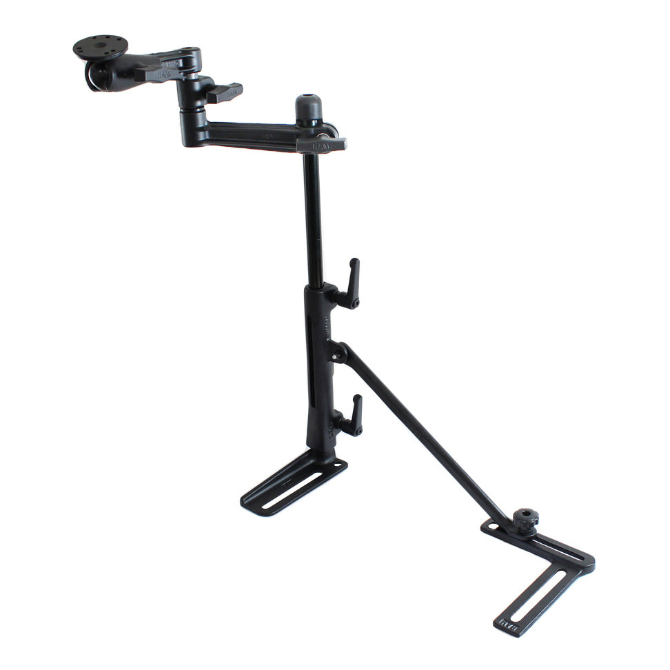 Support RAM® sur rail de siège avec double bras pivotant
