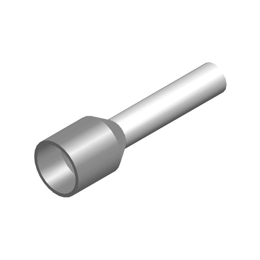 Kabelendehylster 4mm² isoleret grå