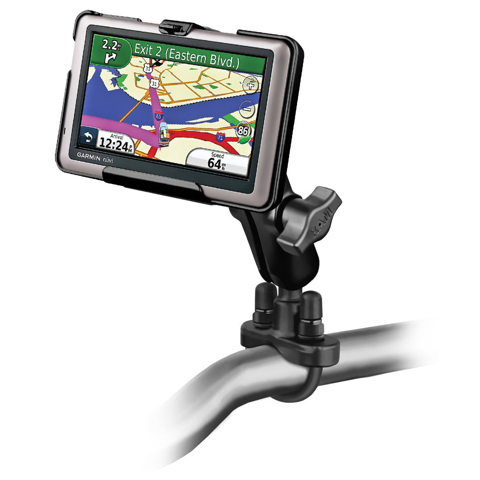 RAM® stuur-U-bout dubbele kogelhouder voor Garmin nuvi 1400-serie