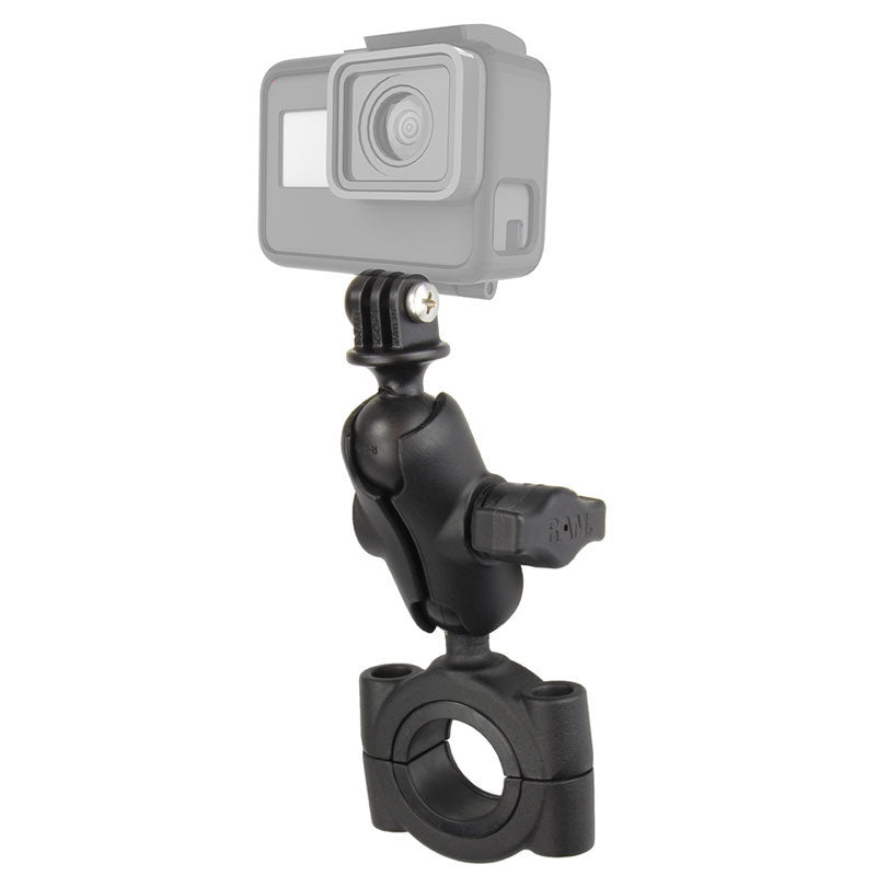 RAM® Torque™ grote railbasis met universele actiecamera-adapter