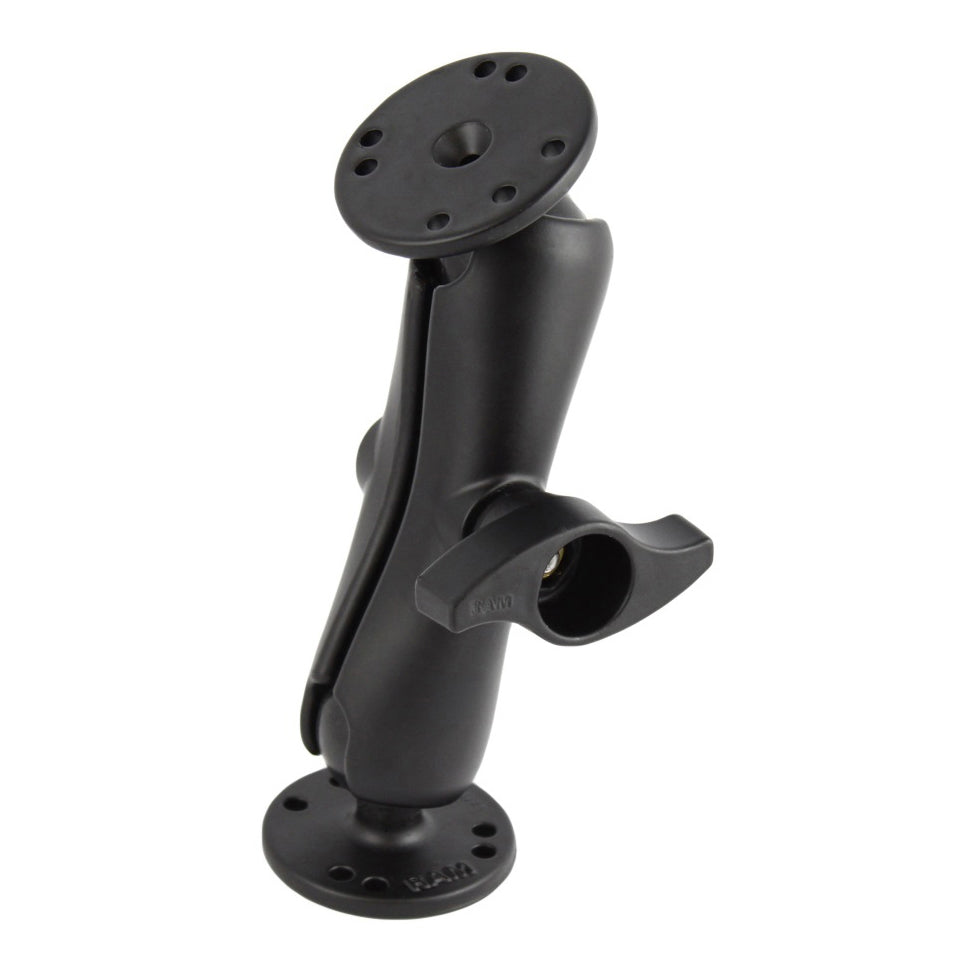 RAM® dubbele kogelhouder met metalen knop – C-formaat medium