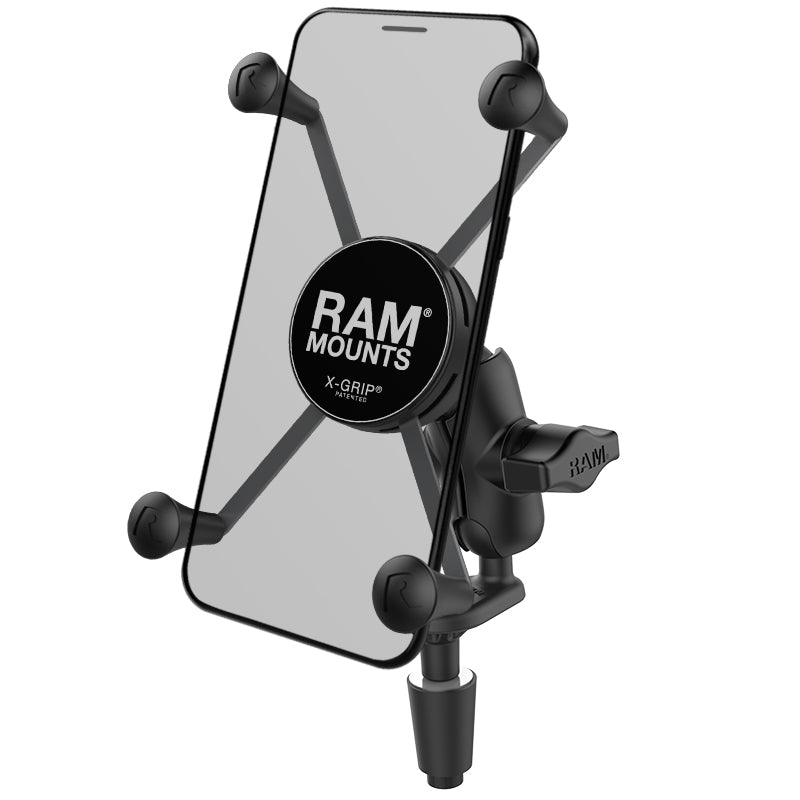 RAM® X-Grip® houder voor grote telefoons met motor baliekopbasis