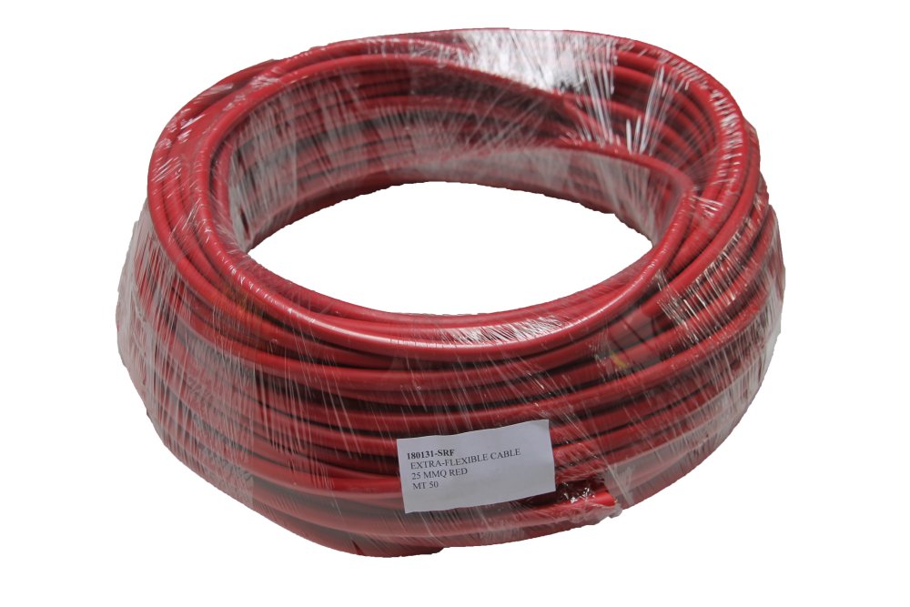 Câble de démarrage 25mm² 50m rouge extra flexible