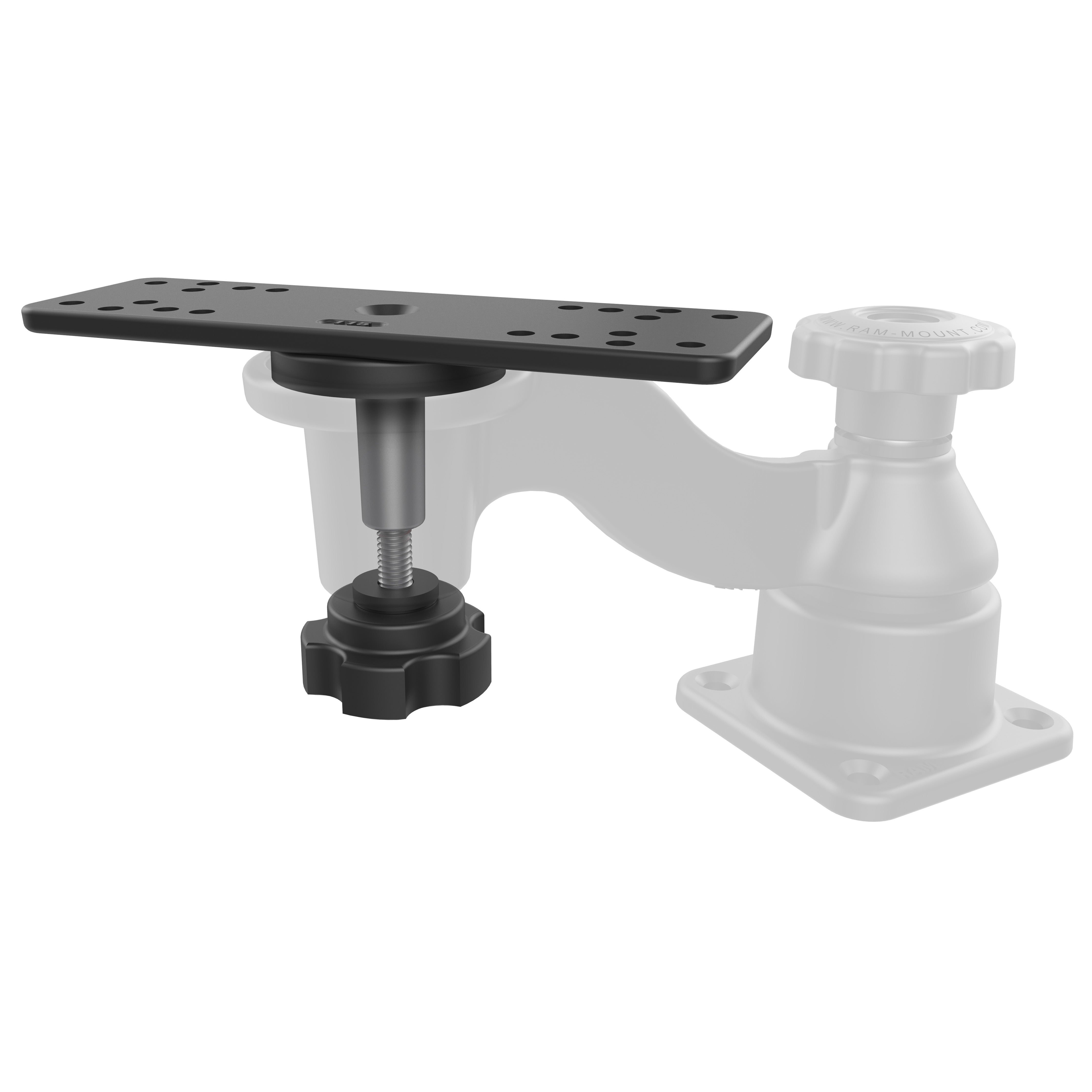 Adattatore a piastra rettangolare RAM® per supporti a braccio orientabile