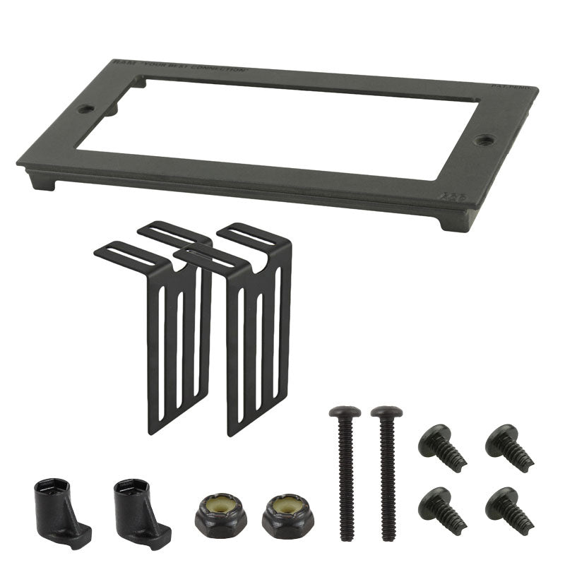 RAM® Tough-Box™ 4" specialtilpasset frontplade til enheder på 6,75" x 2,75"
