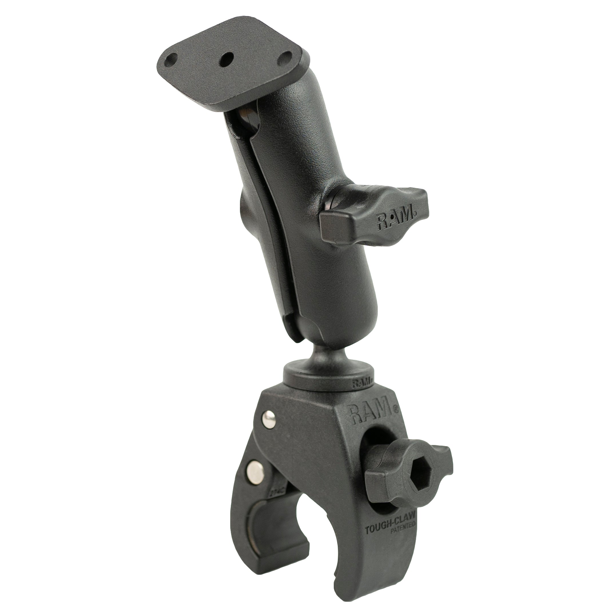 RAM® Tough-Claw™ petit support à pince avec plaque diamant - bras moyen