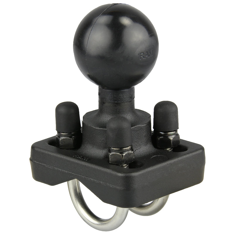 Base à rotule à double boulon en U RAM® pour rails de 0.75" - 1"