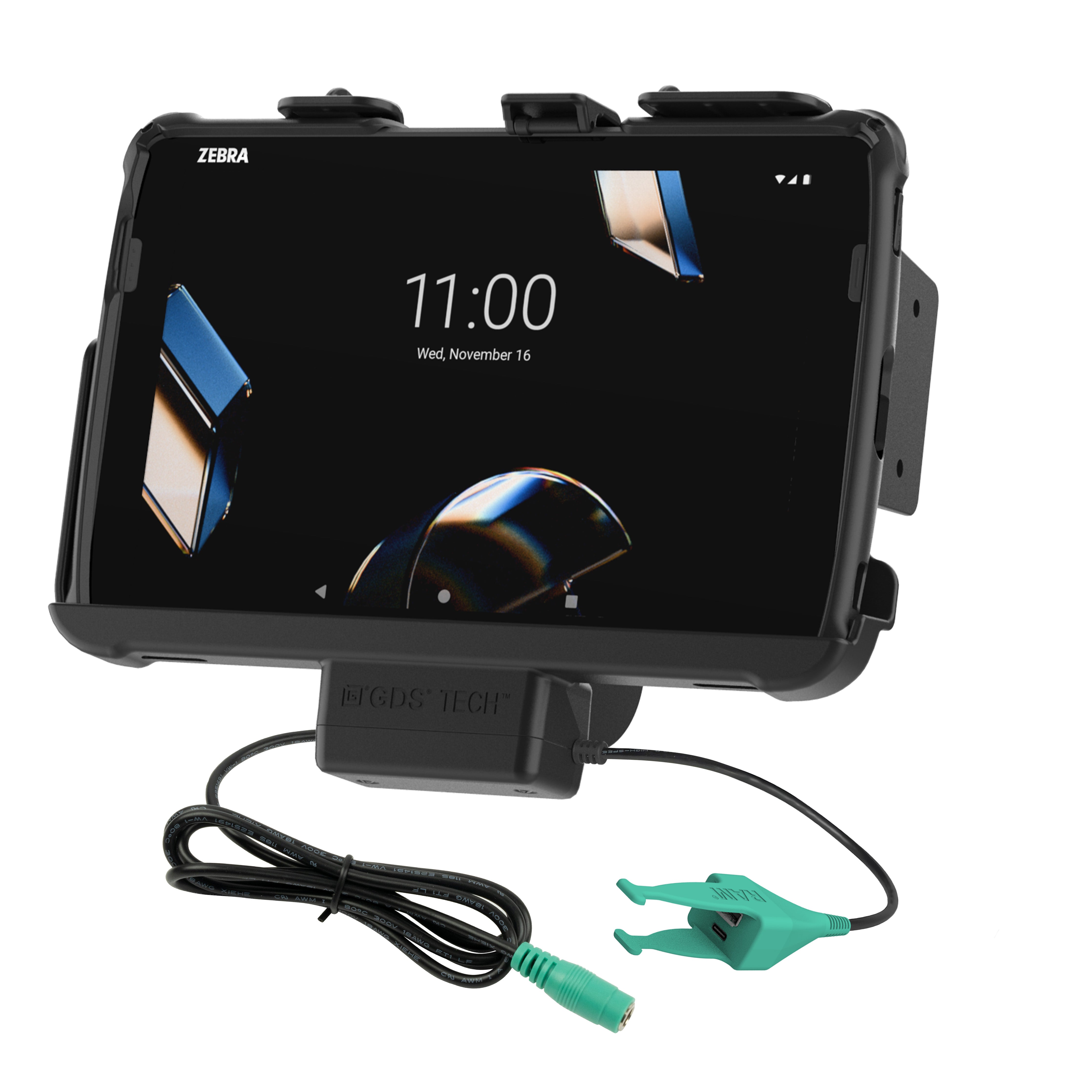 RAM® Tough-Dock™ Power + USB-C & USB-A til Zebra ET401 & ET4x 10"