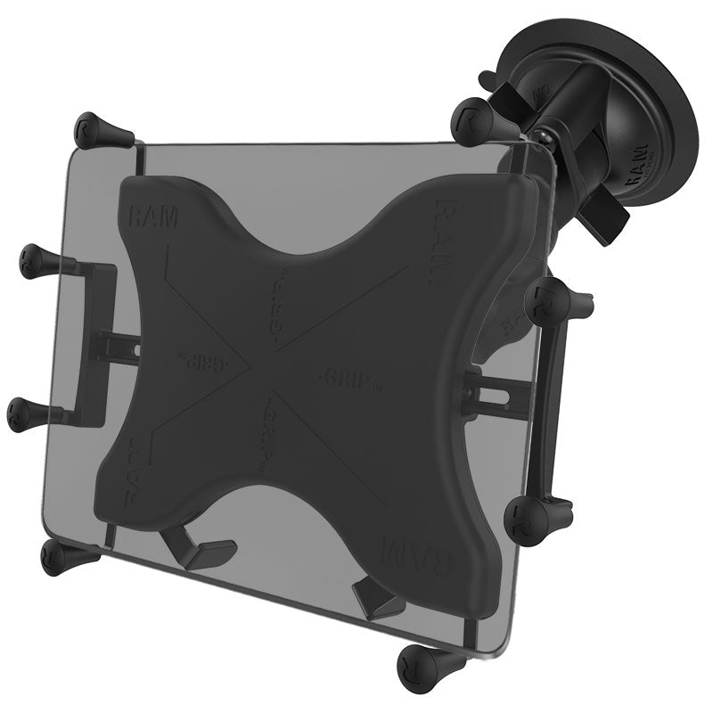 RAM® X-Grip® houder voor grote tablets met RAM® Twist-Lock™ zuignapbasis