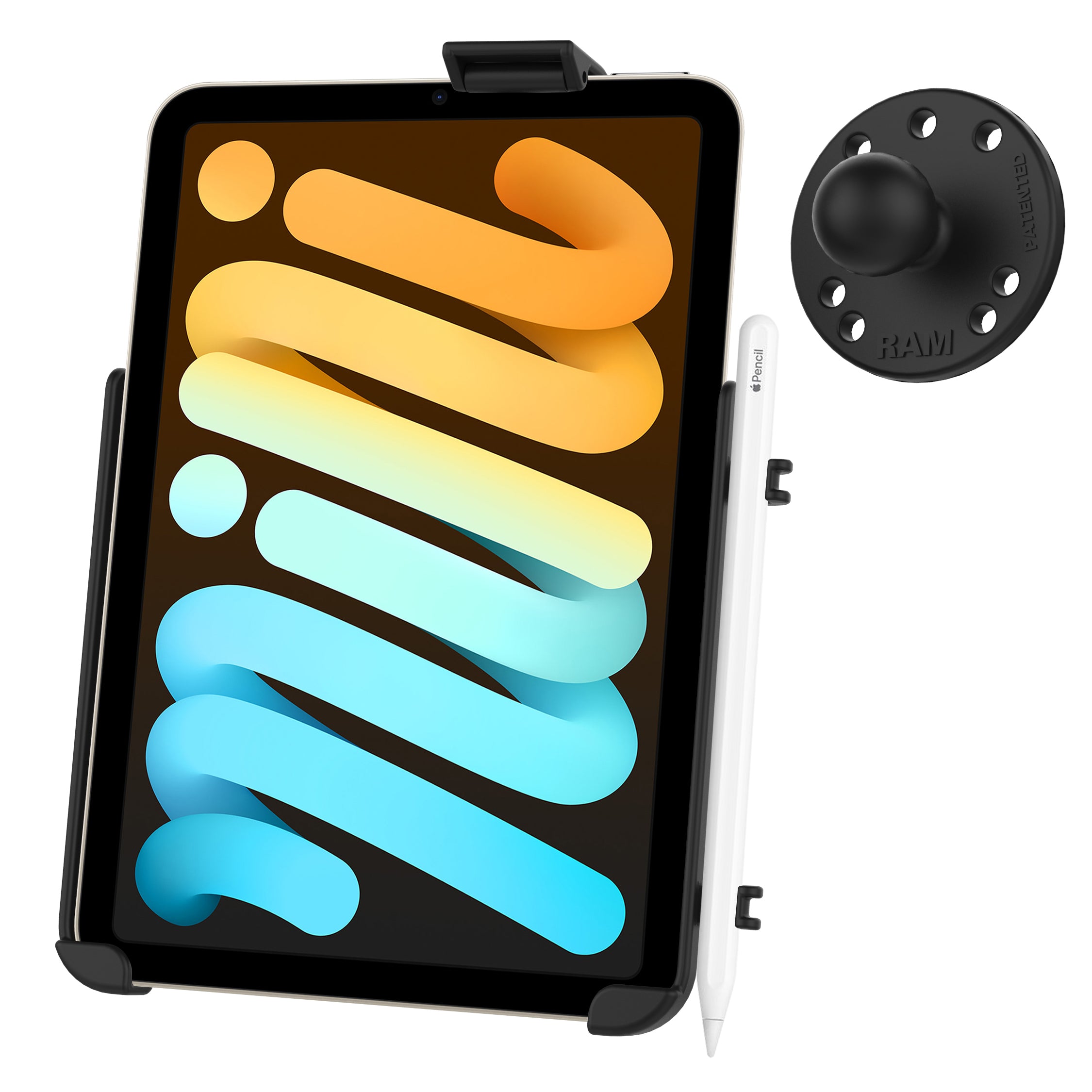 Soporte RAM® EZ-Roll'r™ con bola para Apple iPad mini (A17 Pro) y mini 6
