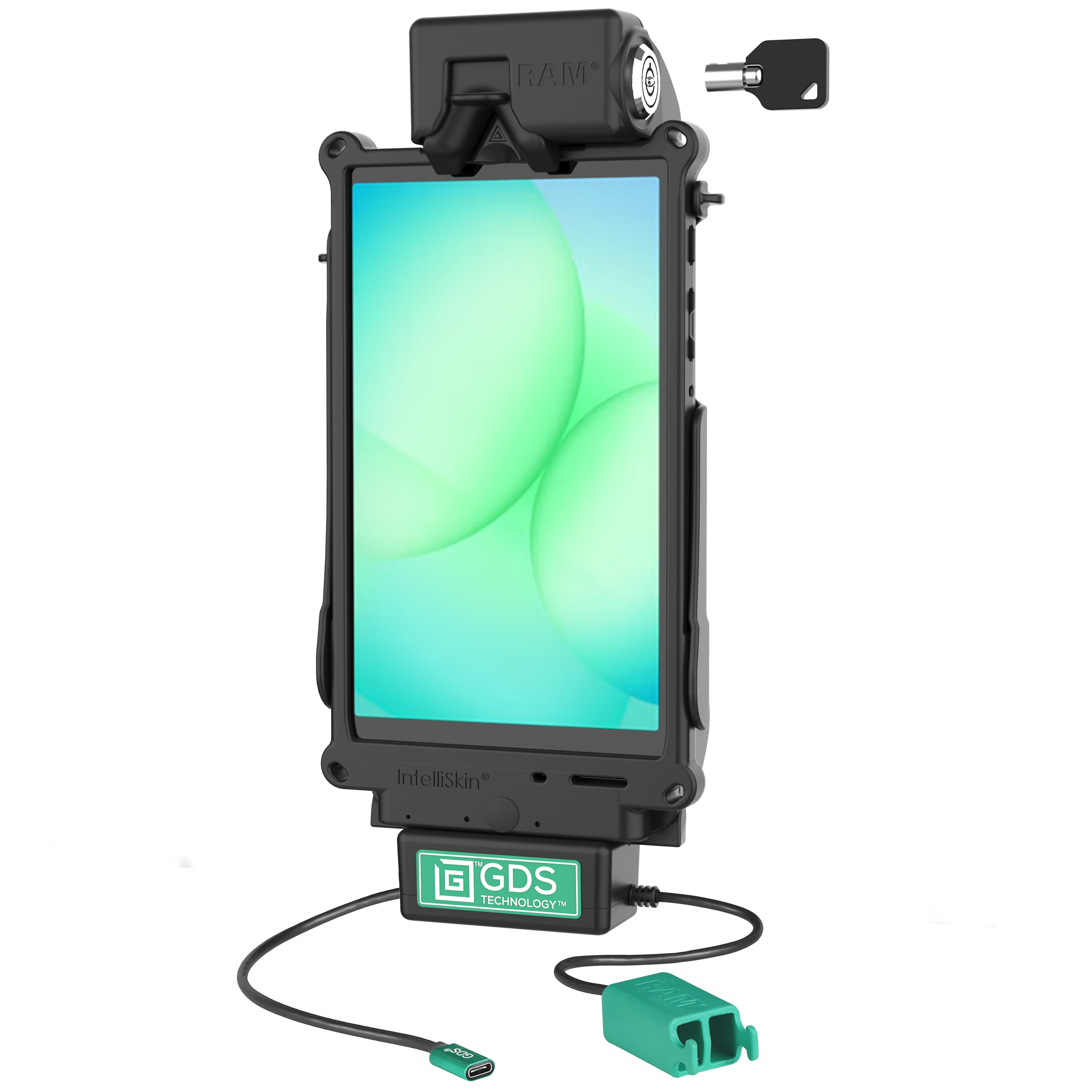 Vergrendelbare GDS® Tough-Dock™ + dubbele USB-A voor Samsung Tab A11 & Tab A9