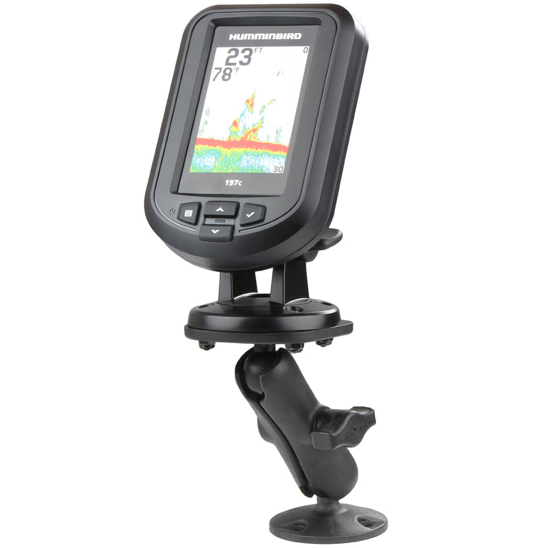 RAM® composiet dubbele kogelhouder voor Humminbird Piranha + meer