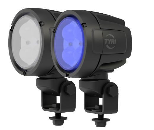 TYRI D8 BluePoint Luz de Aviso LED - 12-48V TYRI D8 BluePoint Luz de Aviso LED - 12-48V
