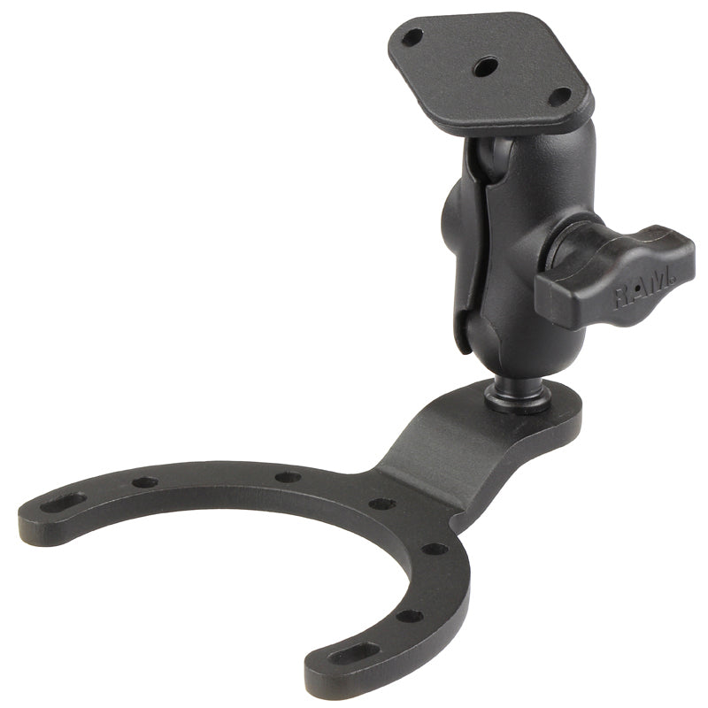 RAM® soporte grande para depósito de gasolina con placa tipo diamante