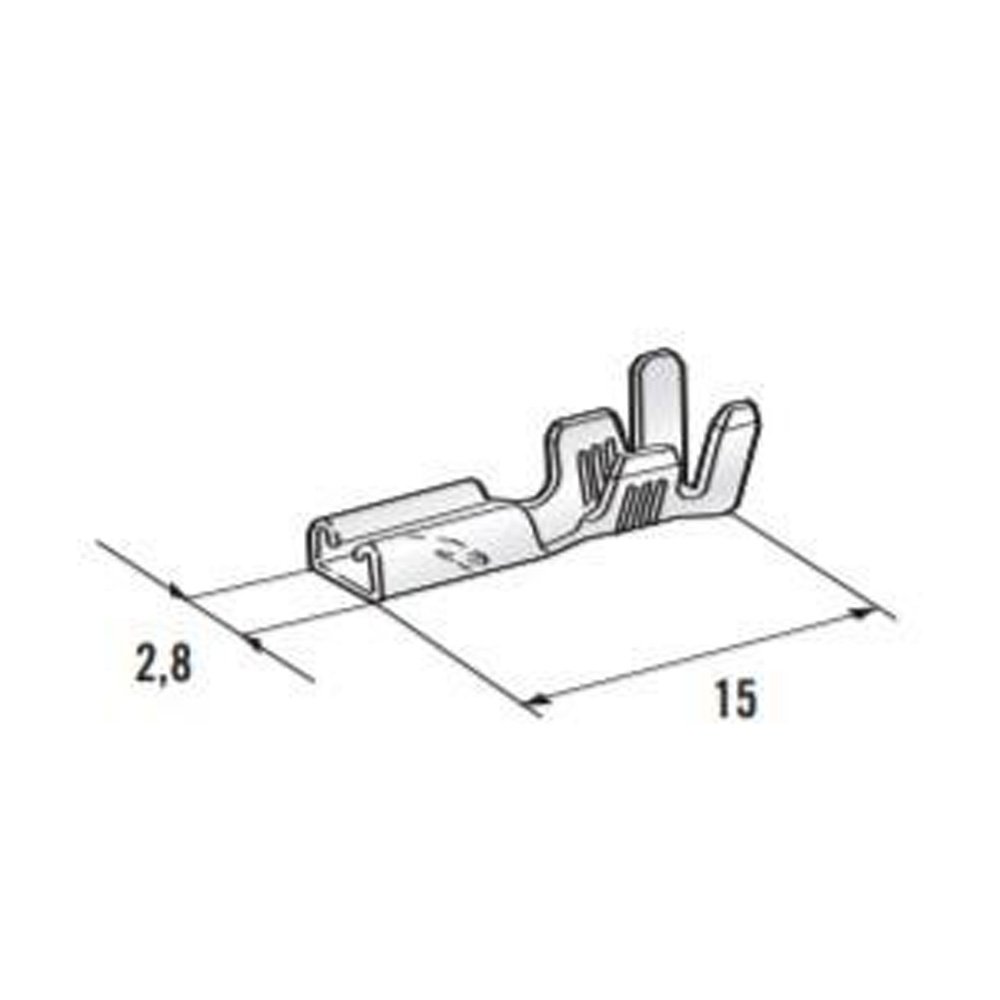 Cosse F280 femelle 2,8x0,8