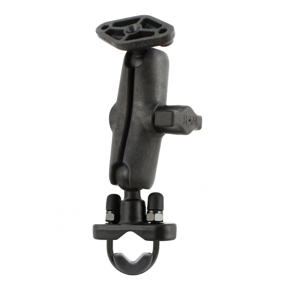 RAM® stuur U-bout composiet dubbele kogelhouder met Diamond-plaat