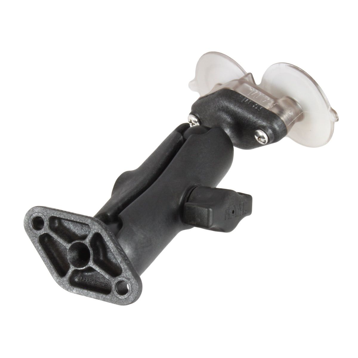 RAM® composiet zuignap dubbele kogelhouder met hoge sterkte