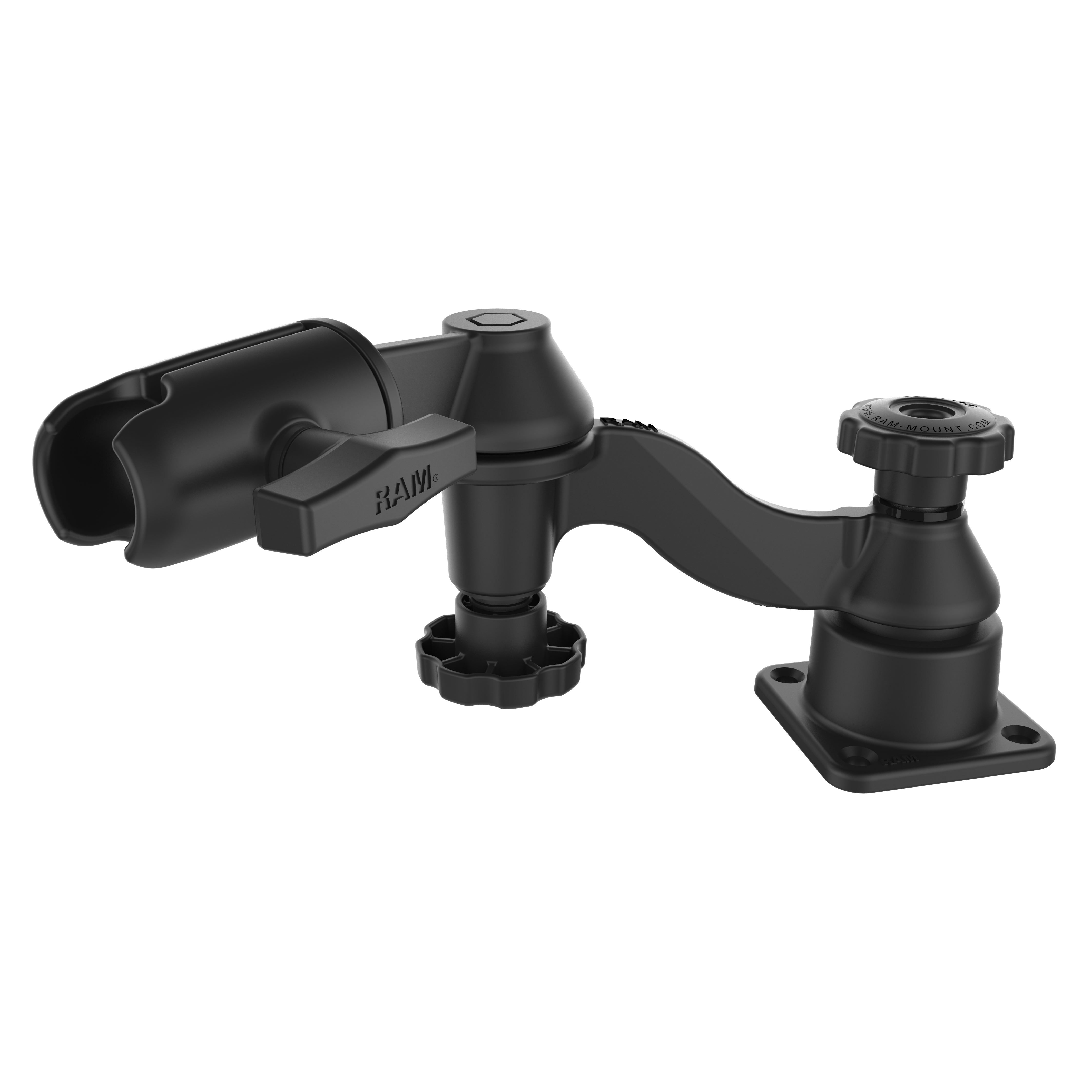 RAM® vandret 12" svingarmsholder med skålarm