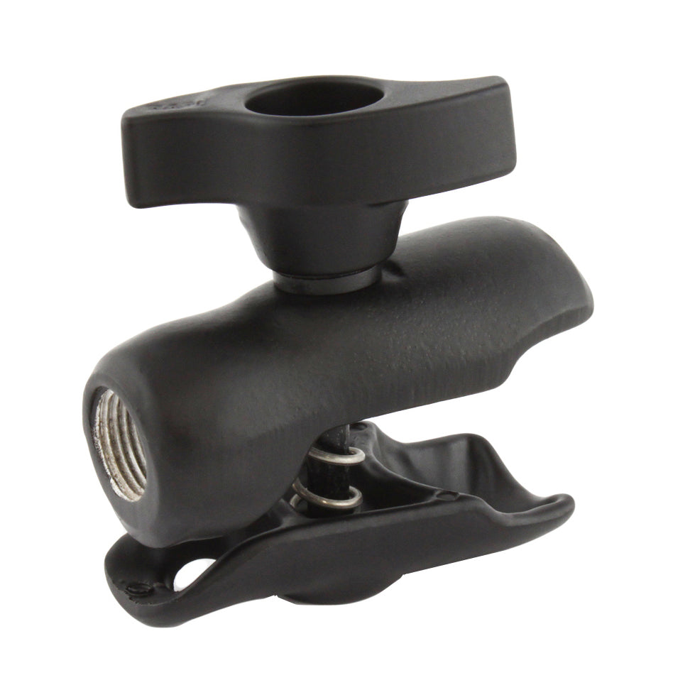 RAM® enkel skålarm med metallknapp och 1/2" NPT-gängöppning